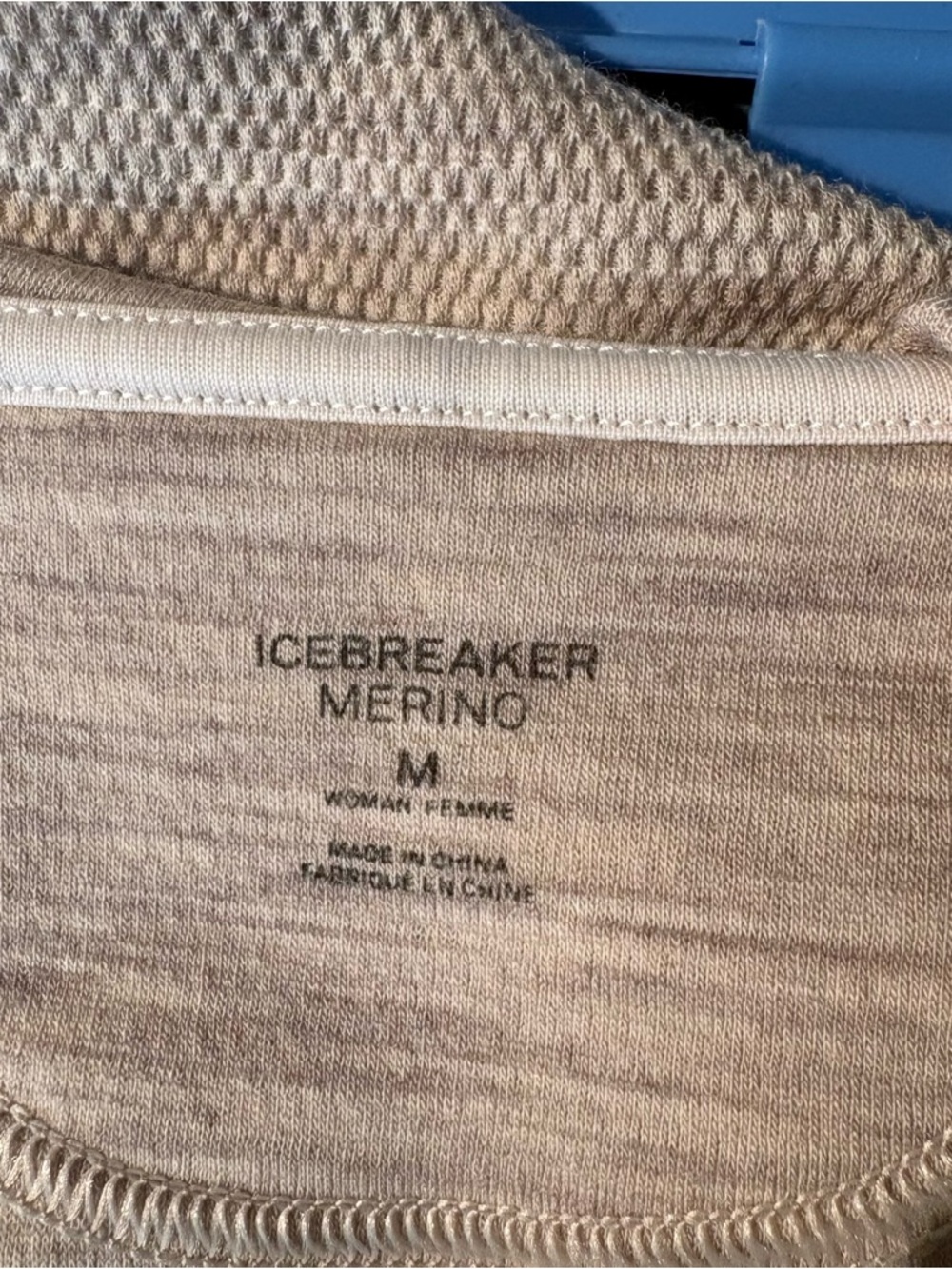 Icebreaker Women's Crave Hooded Sweater in Heather Taupe M - Picture 11 of 12